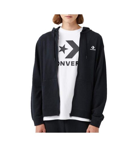 Veste zippé noir homme converse classic - m