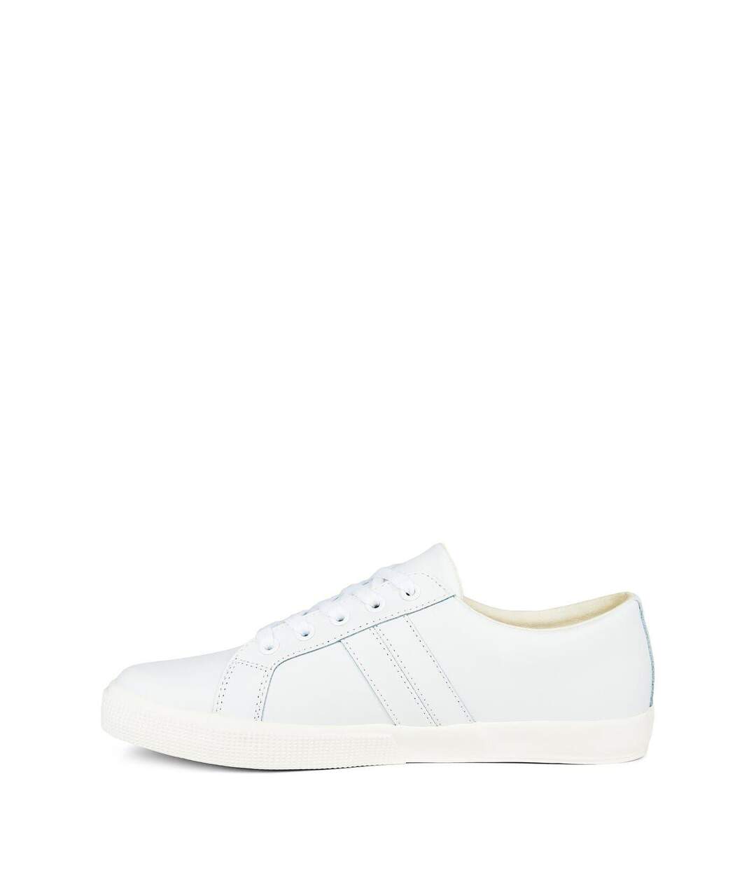 Baskets Janson Femme Blanc Ralph Lauren-3