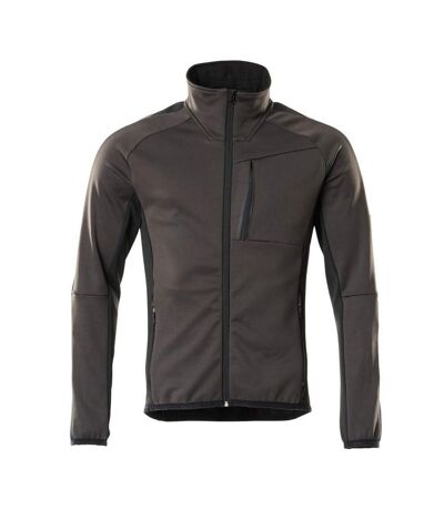 Mens Unique Fleece Jacket Dark Anthracite Black Mascot