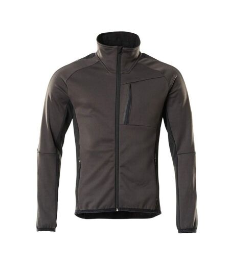Mens Unique Fleece Jacket Dark Anthracite Black Mascot