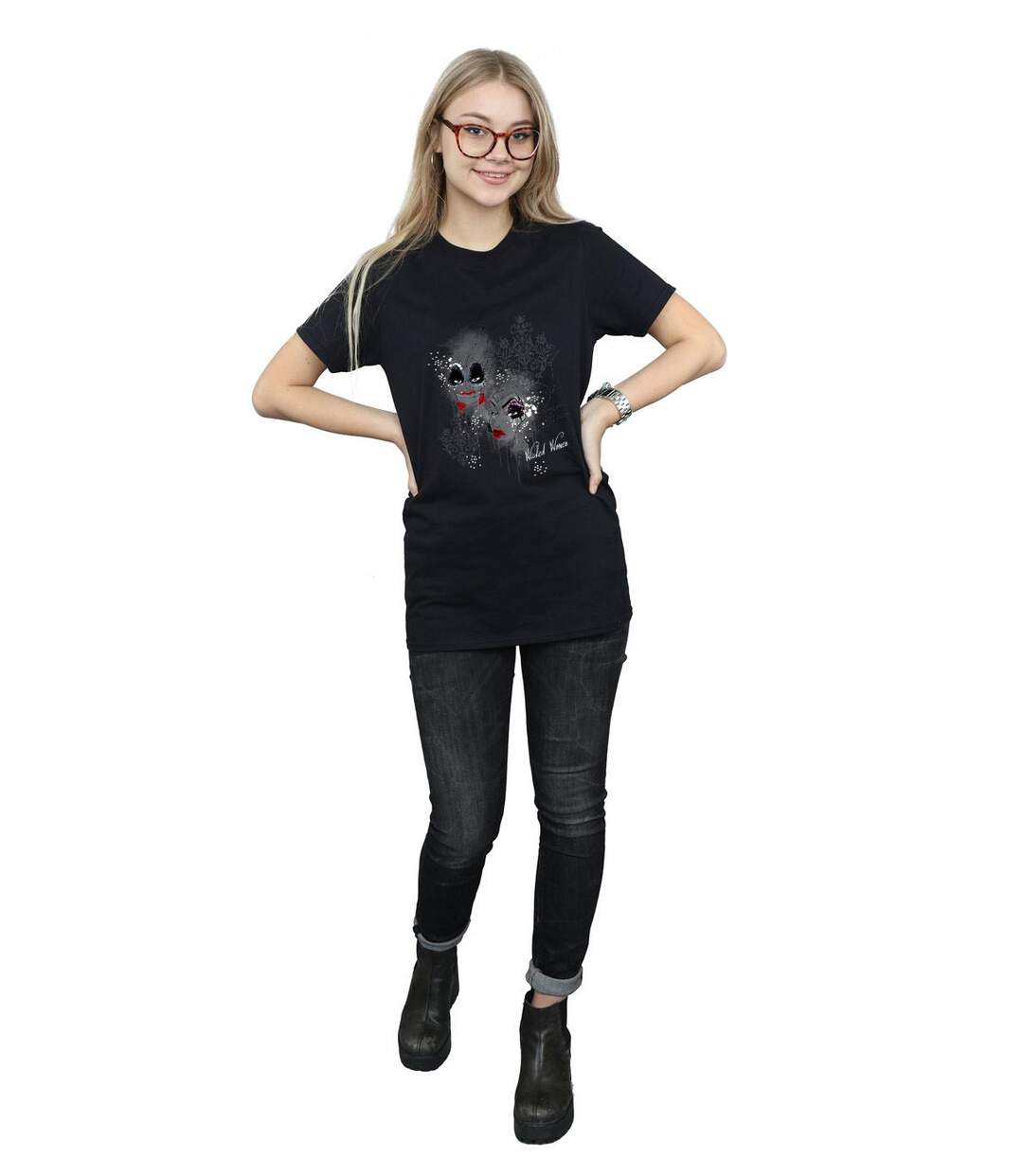 Disney - T-shirt VILLAINS WICKED WOMEN - Femme (Noir) - UTBI16884-4