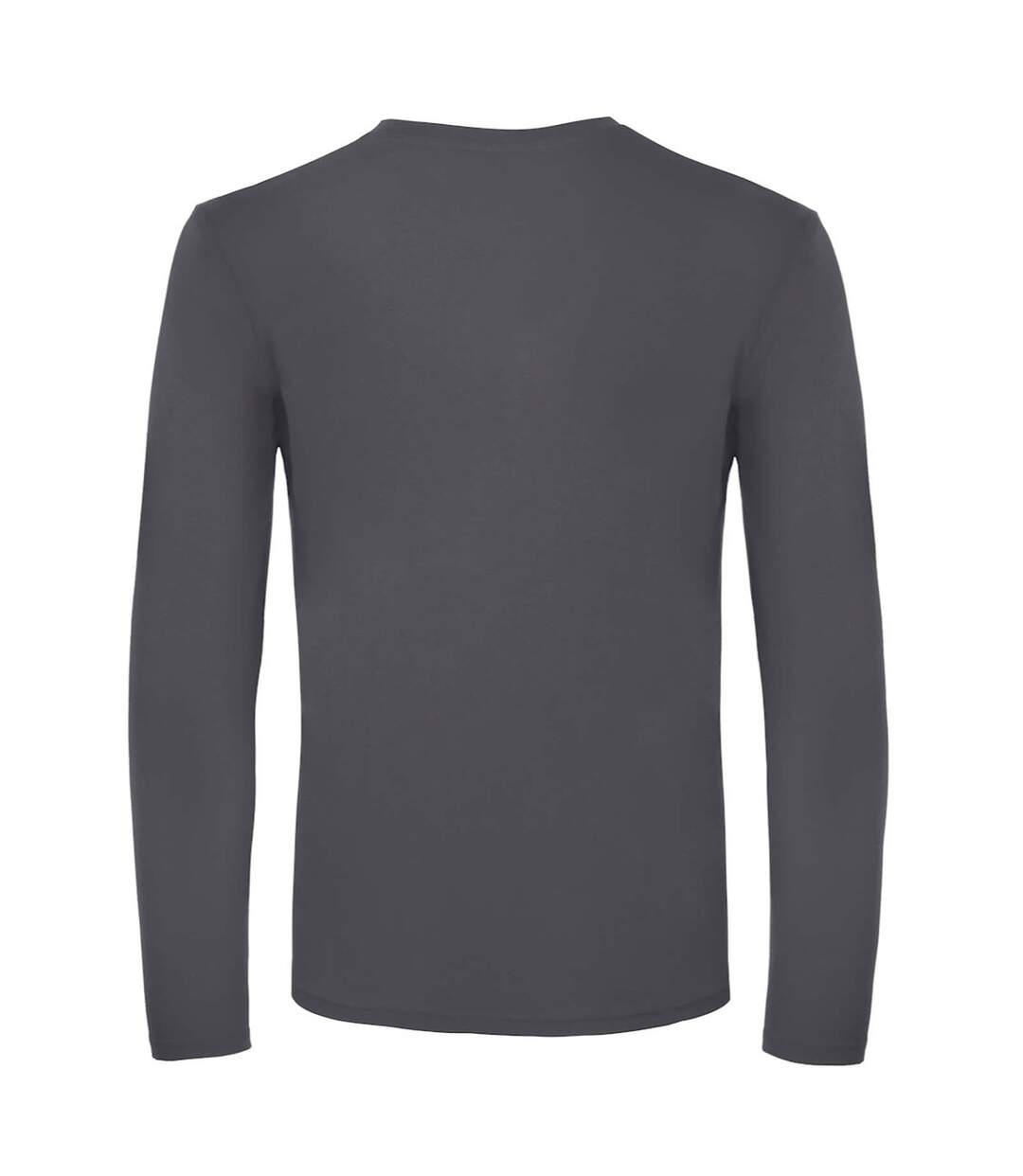 B&C Mens #E150 T-Shirt à manches longues (Gris foncé) - UTRW6527