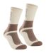 Womens/ladies Samaris 2 Season Boot Socks Light Vanilla Mocha Regatta-1