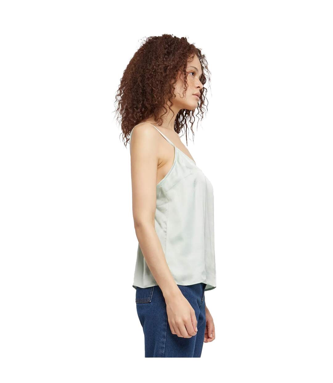 Haut Manches Style Caraco Femme Menthe Givrée Urban Classics-4