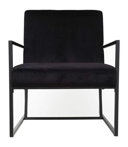 Fauteuil contemporain en velours