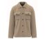 Surchemise en sherpa - Unisexe - PATS508 - beige sable-1