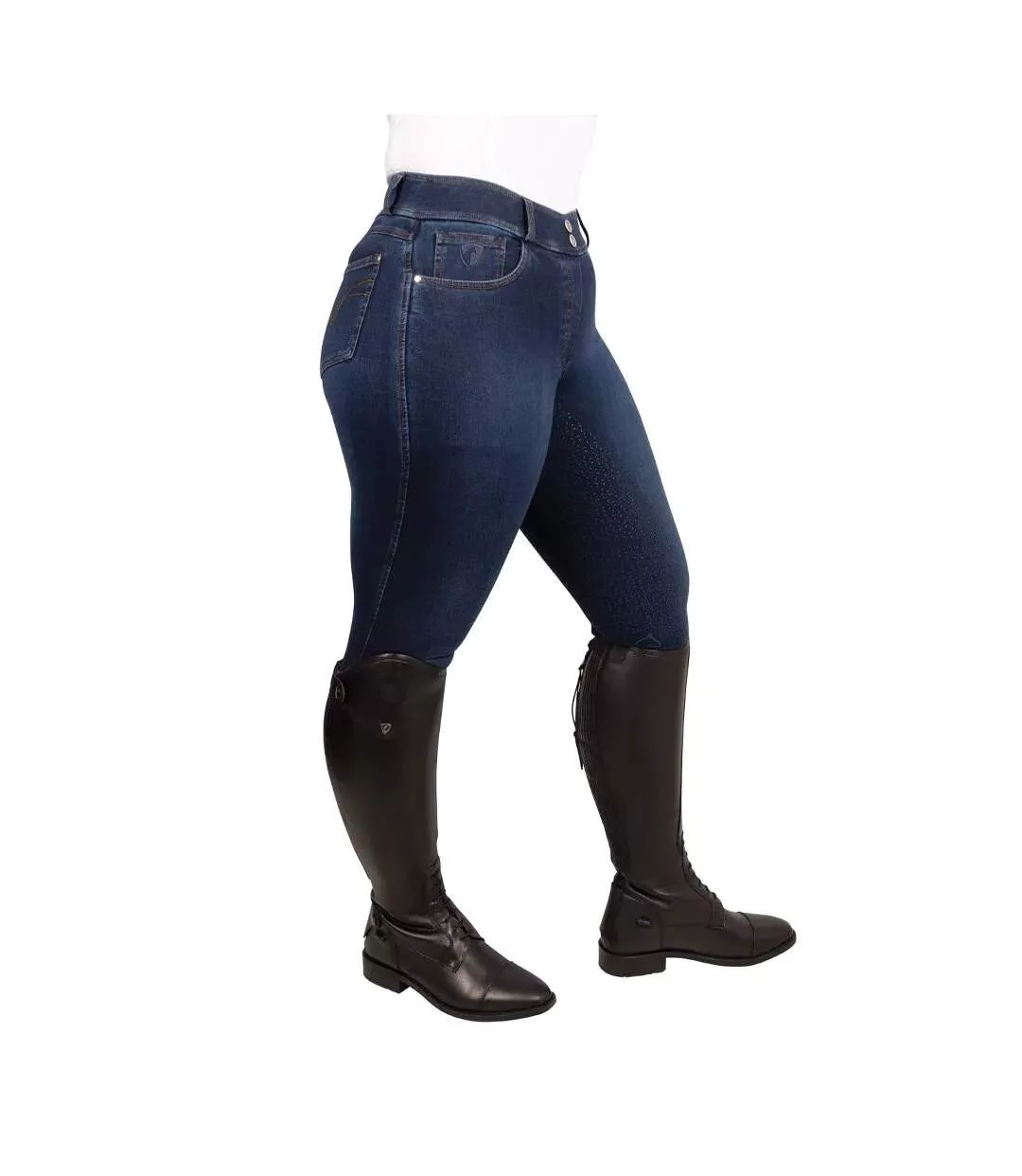 Pantalon D´équitation Elevate Femme Bleu Foncé Hy-3
