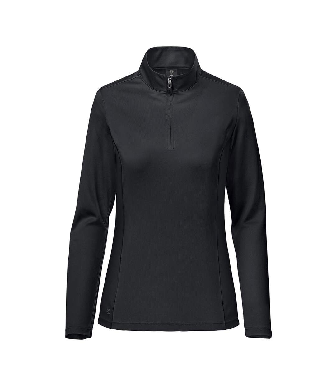 Womens/ladies Monterey Quarter Zip Jumper Black Stormtech-1