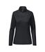 Womens/ladies Monterey Quarter Zip Jumper Black Stormtech-1