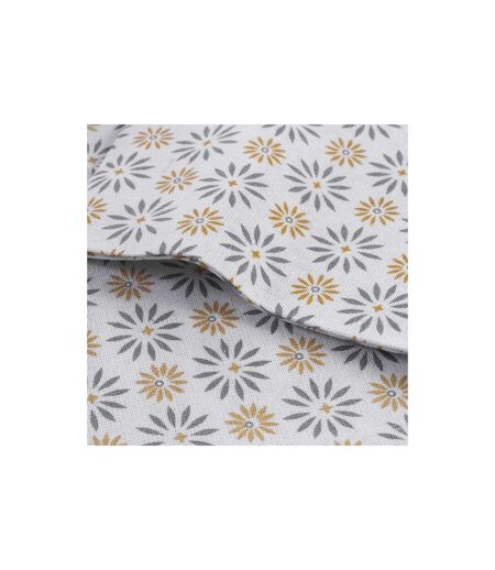 Lot de 3 Serviettes de Table Floreor 40x40cm Gris