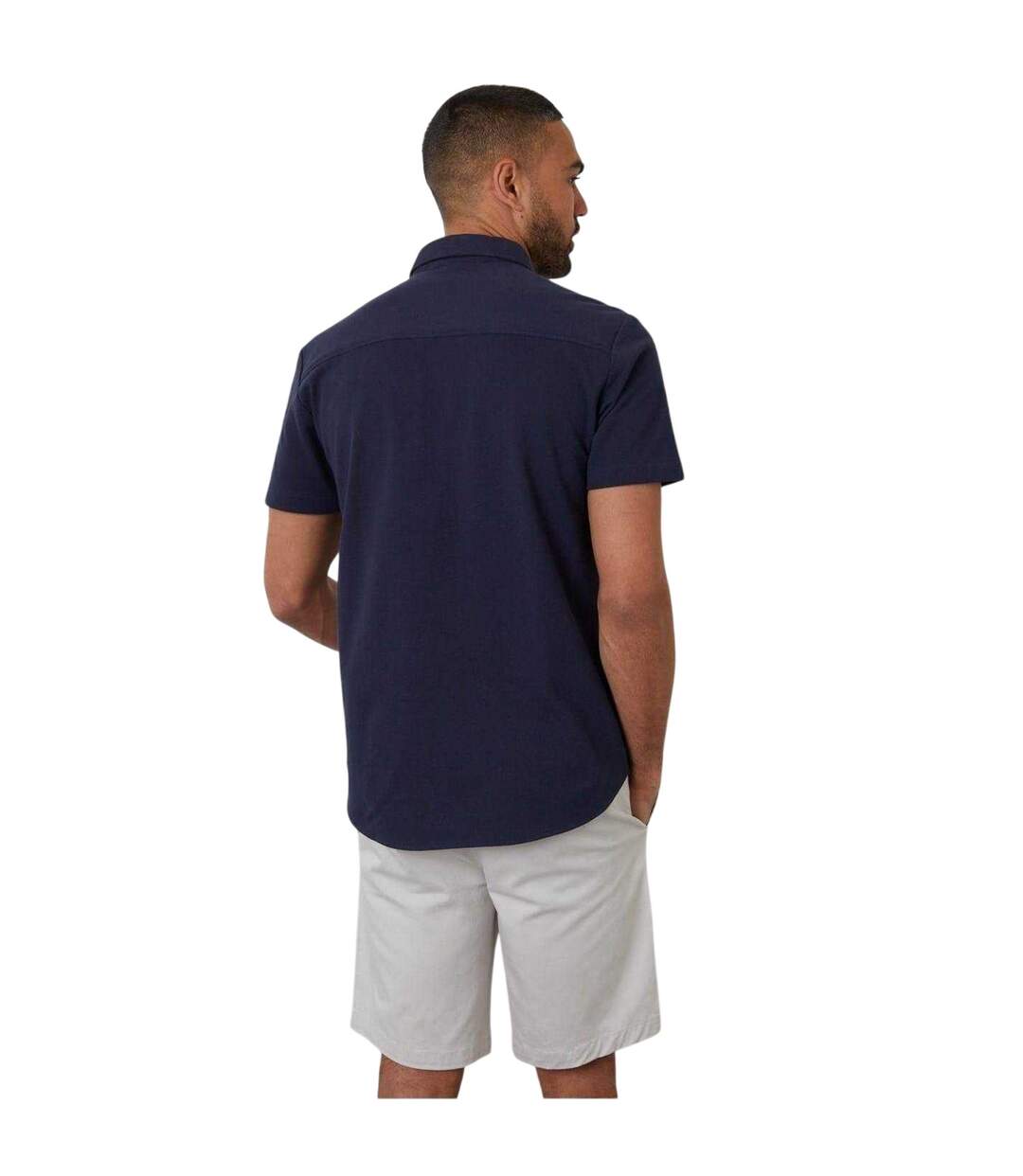 Chemise Majestic Homme Bleu Marine Threadbare-3