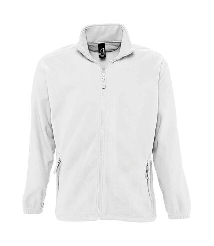 SOLS Womens/Ladies North Full Zip Fleece Jacket (White)