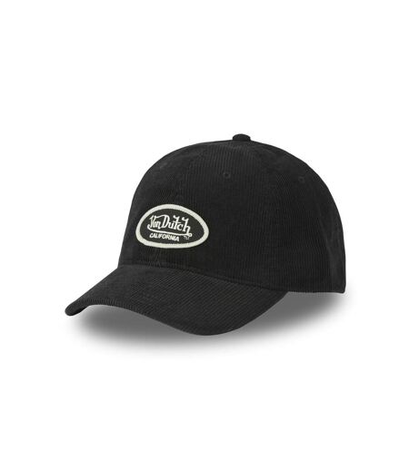 Casquette dad cap adulte en velours avec patch Log Vondutch