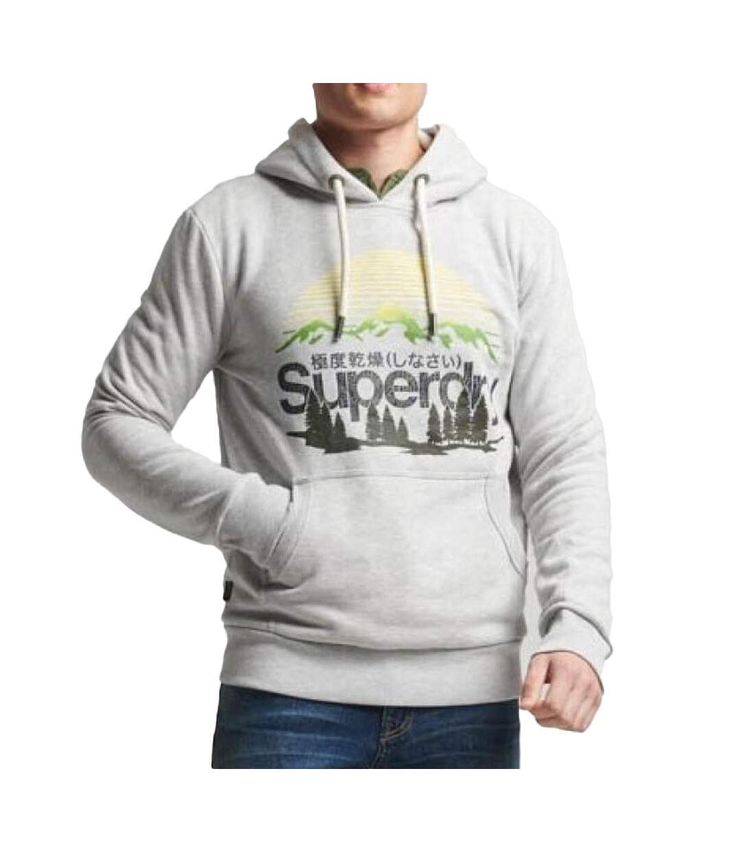 Sweat Gris Homme Superdry M2013146A - 3XL-1