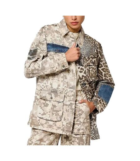 Veste beige/marron femme kaporal silex