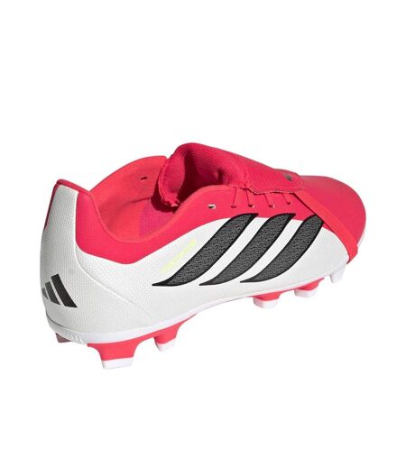Chaussures De Foot Pour Terrain Ferme Motif/style Se Rabat Sur L´avant Predator Club Femme Rouge Blanc Adidas
