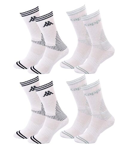 Chaussettes Femme KAPPA 4 paires PREMIUM CREW 2287BL