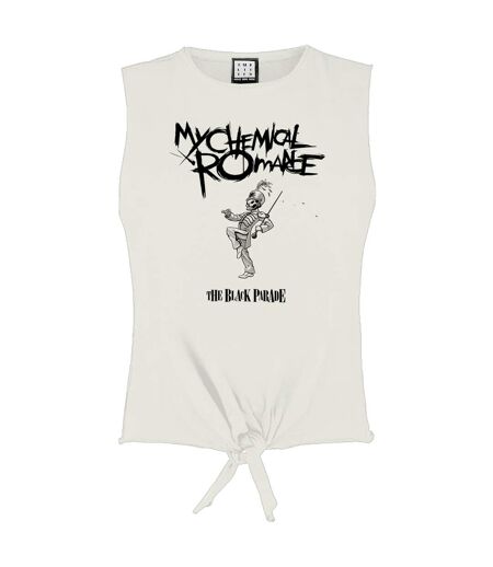 T-shirt the black parade femme vieux blanc Amplified