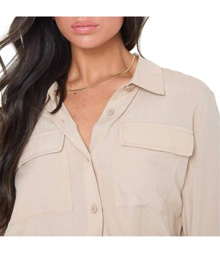 Chemise Femme Beige Gris I Saw It First
