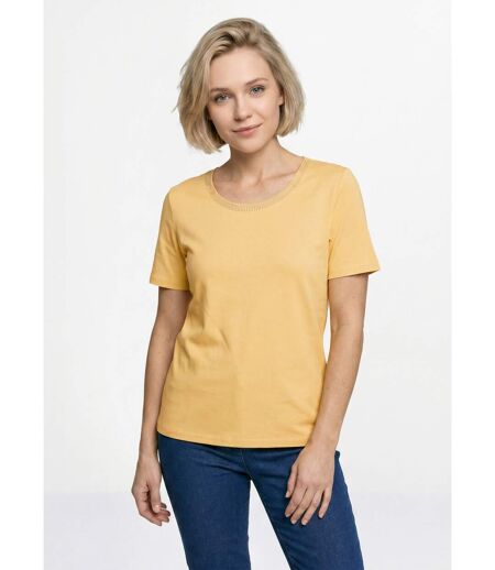 T-shirt manches courtes fantaisie cloutée