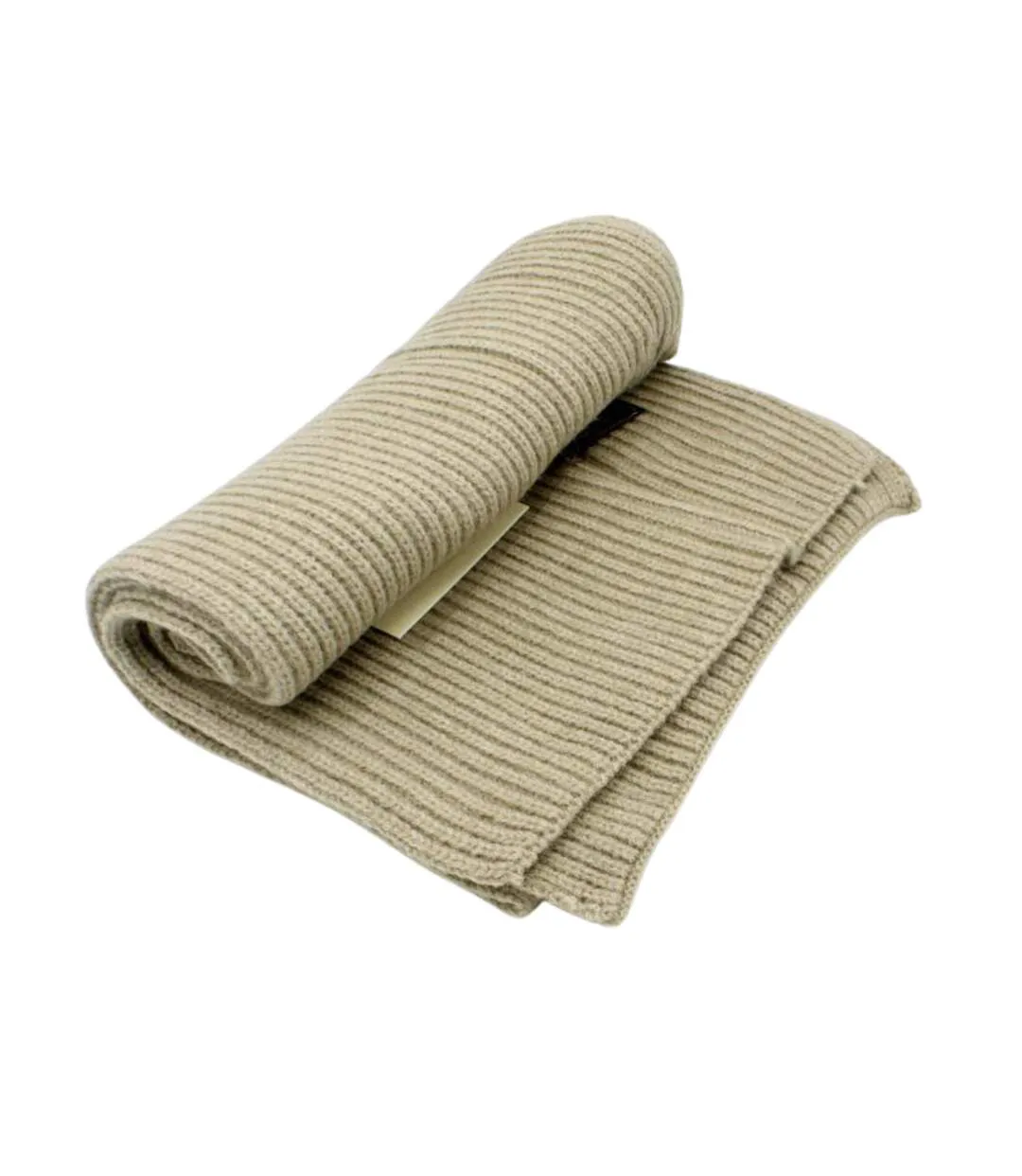 Echarpe homme classique - Couleur beige - Effet cachemire-2