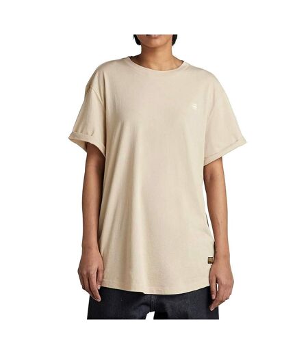 T-shirt beige femme g-star raw d16902