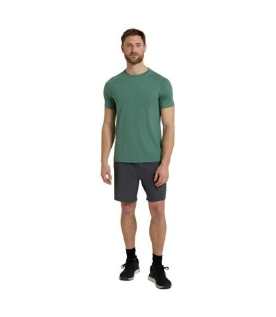 Mens Agra Melange T-shirt Khaki Green Mountain Warehouse