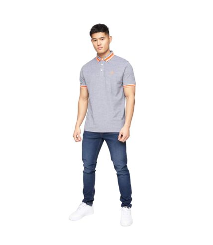 Polo cratmoore homme gris foncé chiné Crosshatch