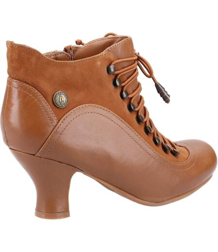 Hush Puppies Womens/Ladies Vivianna Leather Heeled Ankle Boots (Tan) - UTFS8522