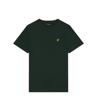 Mens plain t-shirt argyle teal Lyle & Scott