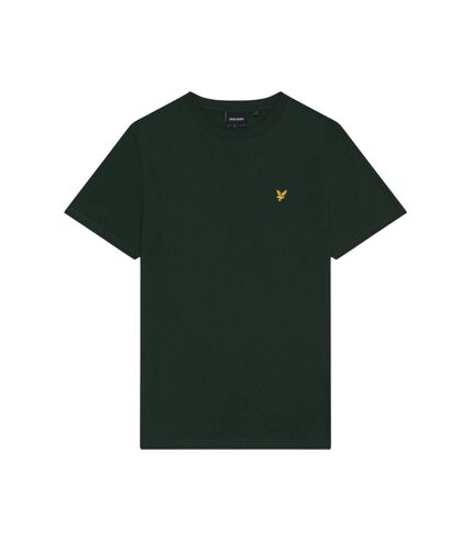 Mens plain t-shirt argyle teal Lyle & Scott