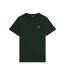 Mens plain t-shirt argyle teal Lyle & Scott