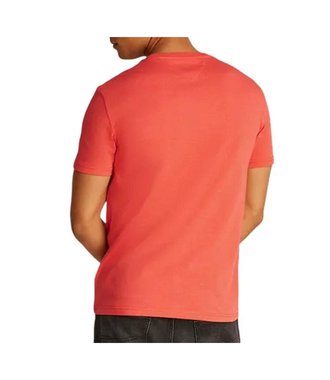 T-shirt orange homme tommy hilfiger jaspe dm0dm20363 - m-2