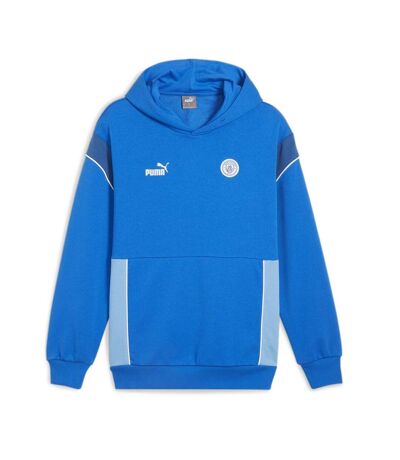 Manchester City Sweat Bleu Homme Puma Hoo - L