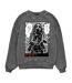 Junji-Ito Unisex Adult Ghoul Acid Wash Sweatshirt (Black)