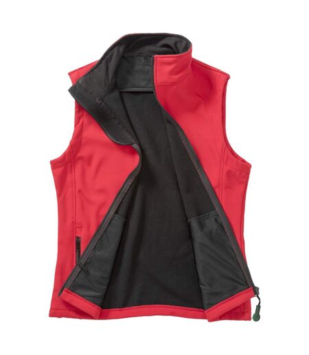 Veste Sans Manches Femme Rouge Noir Result