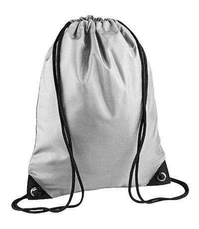 Sac De Gym 11 Litres Taille Unique Gris Argenté Bagbase