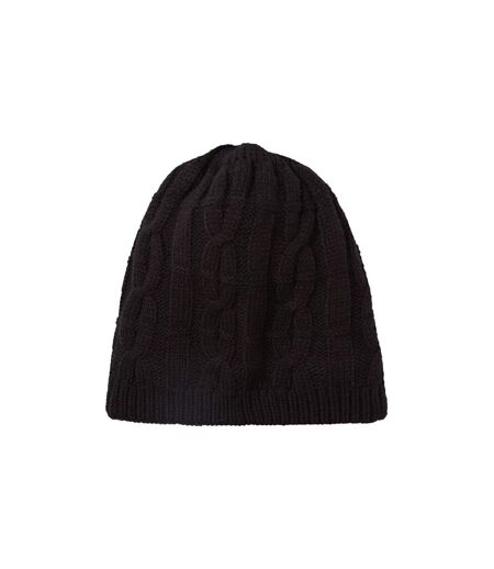 Mens Waterproof Cold Weather Cable Knit Beanie Hat