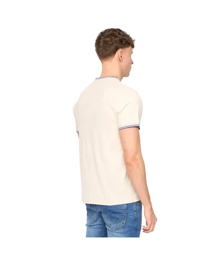 Mens Wrentham Cotton T-shirt Stone Duck And Cover