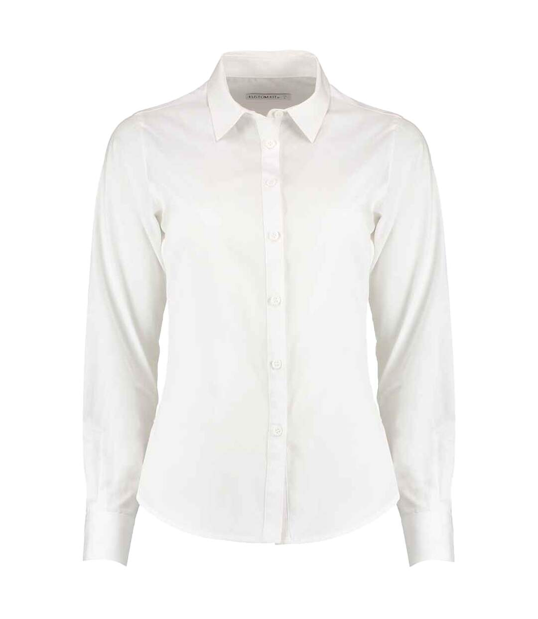 Chemisier Manches Longues Femme Blanc Kustom Kit-2