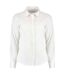 Chemisier Manches Longues Femme Blanc Kustom Kit-2