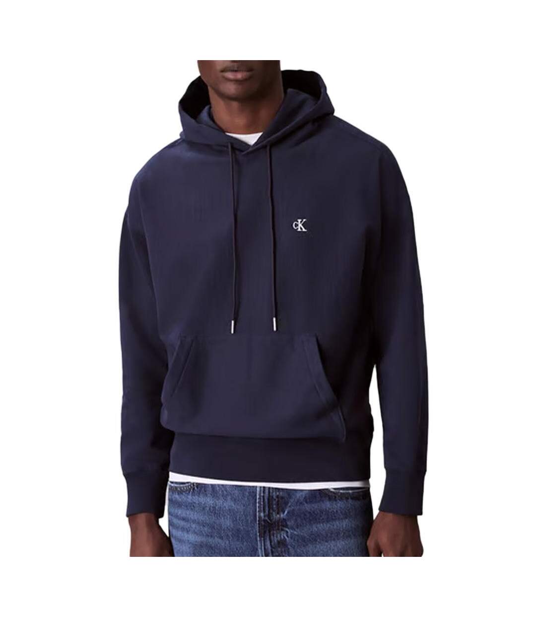 Sweat marine homme calvin klein jeans premiums lv04rc278g-1