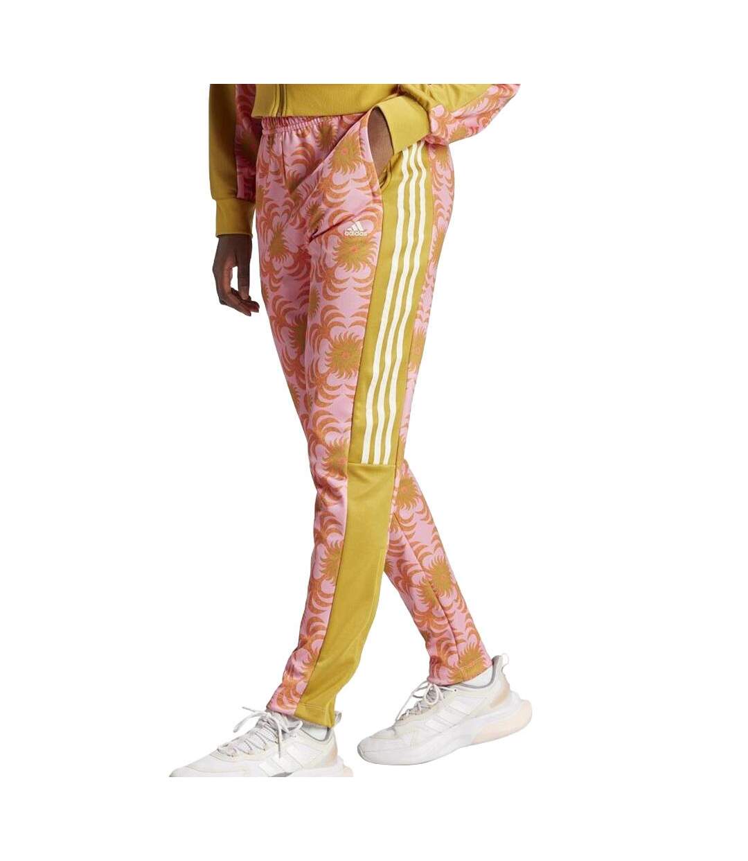 Jogging rose/doré femme adidas farm tiro-1