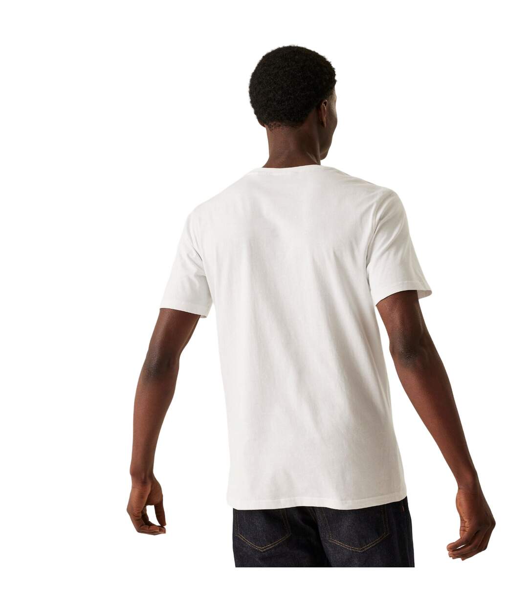 T-shirt cline homme blanc Regatta-3