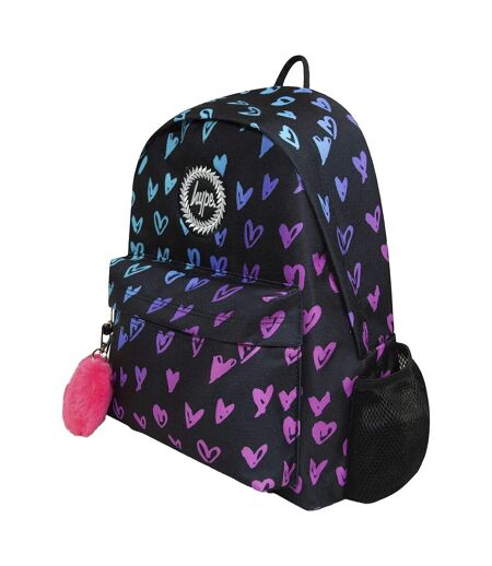 Kids Patterned Hearts Backpack with Adjustable Straps | School Travel Bag