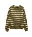 Sweat kaki/blanc femme teddy smith andy-1