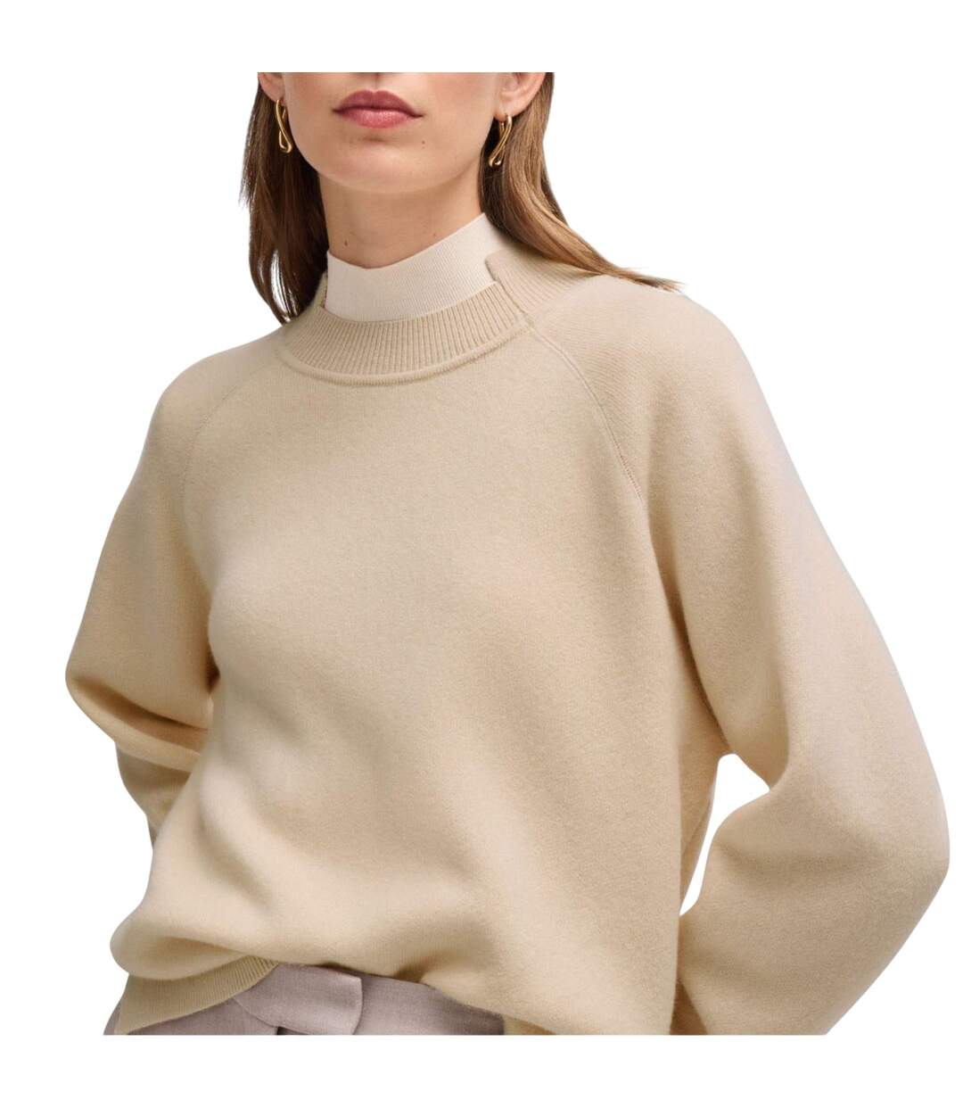 Pull Fariola Femme Beige Boss-4