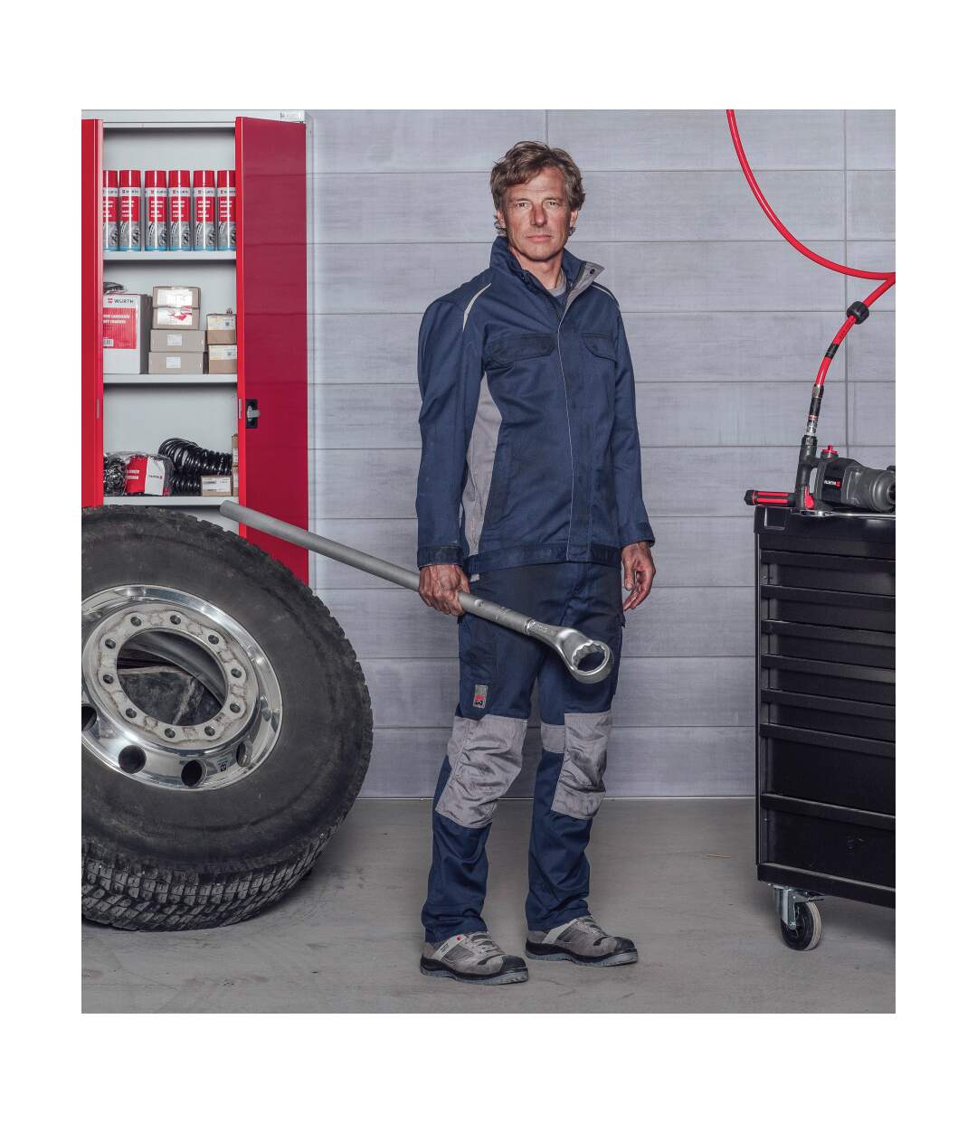 Pantalon de travail Cetus Würth MODYF marine/gris