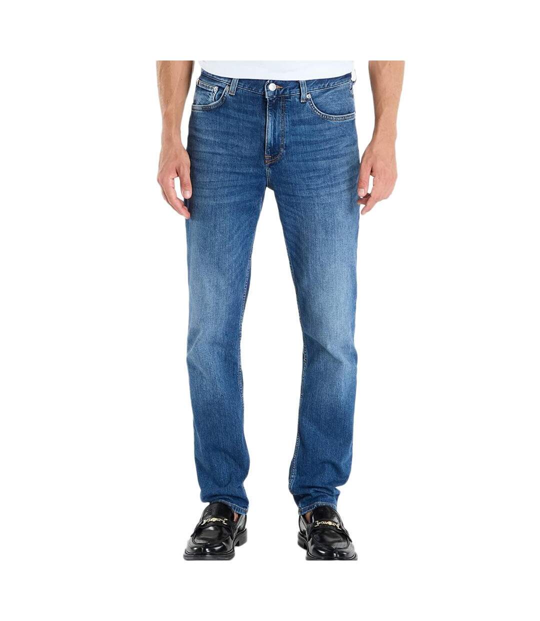 Jean straight  bleu homme tommy hilfiger mw0mw40367-1