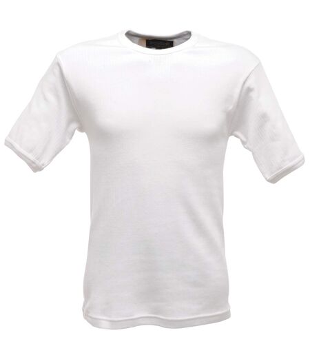 Regatta Mens Thermal Underwear Short Sleeve Vest / T-Shirt (White) - UTRG1427